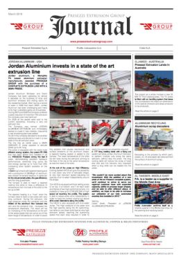 Presezzi Extrusion Group Journal March 2016