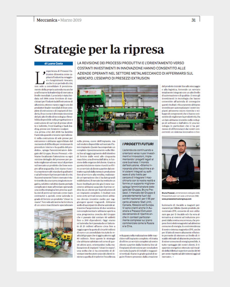 Meccanica - Marzo 2019